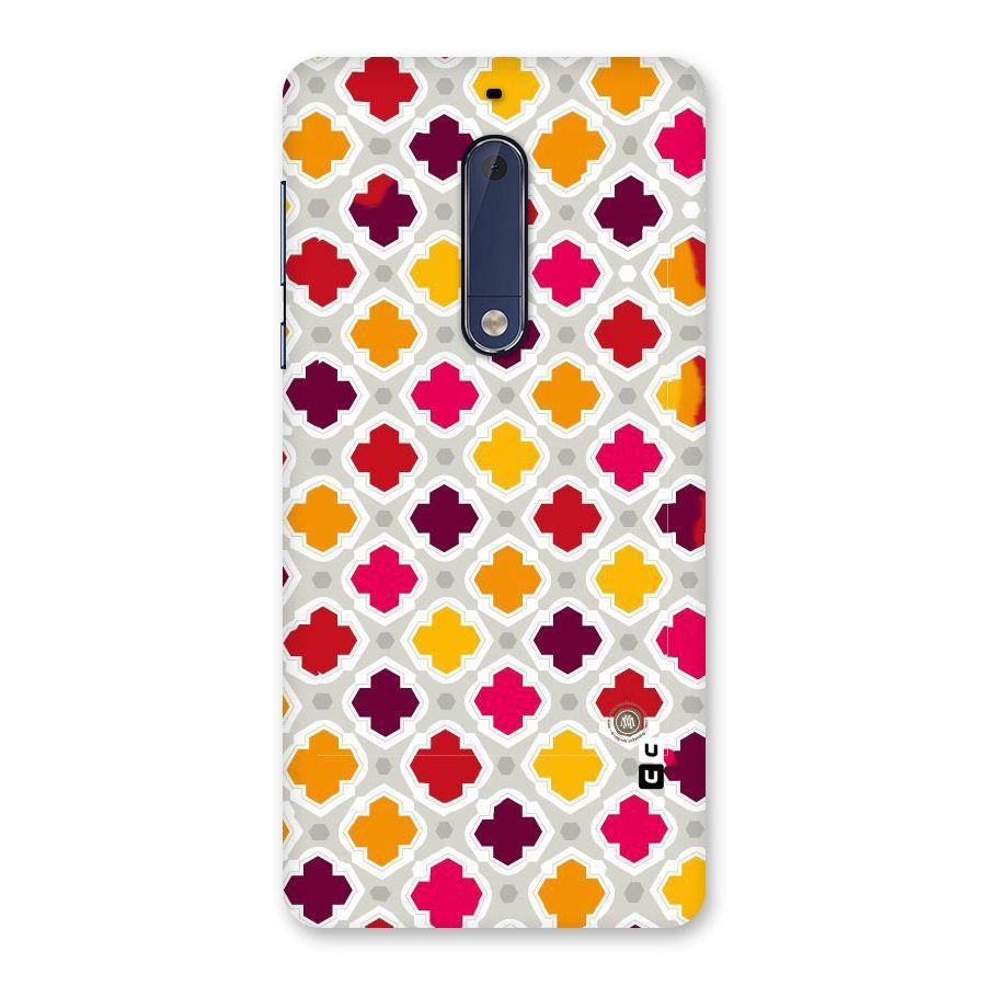 Bright Pattern Back Case for Nokia 5