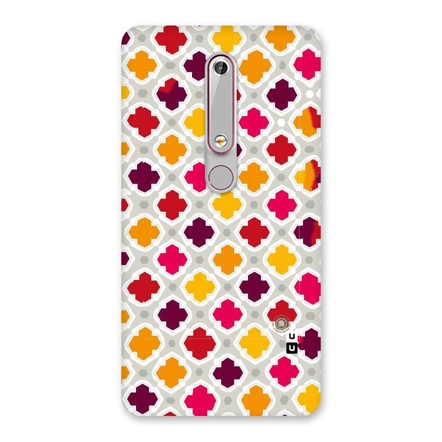 Bright Pattern Back Case for Nokia 6.1