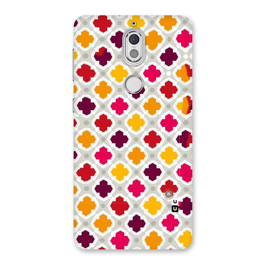 Bright Pattern Back Case for Nokia 7