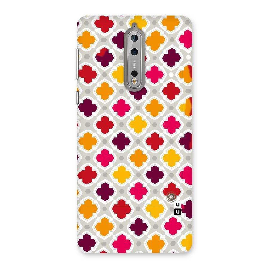 Bright Pattern Back Case for Nokia 8