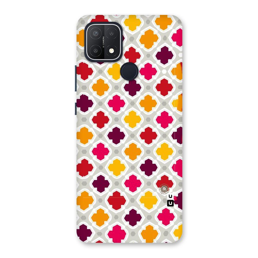 Bright Pattern Back Case for Oppo A15