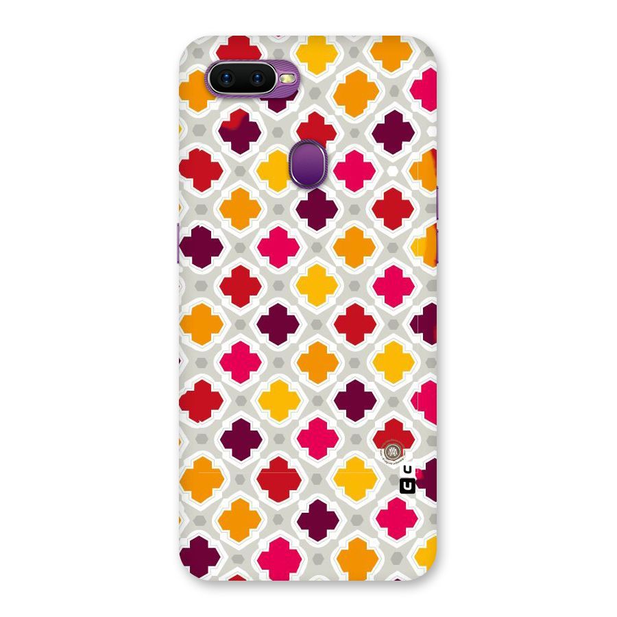 Bright Pattern Back Case for Oppo F9