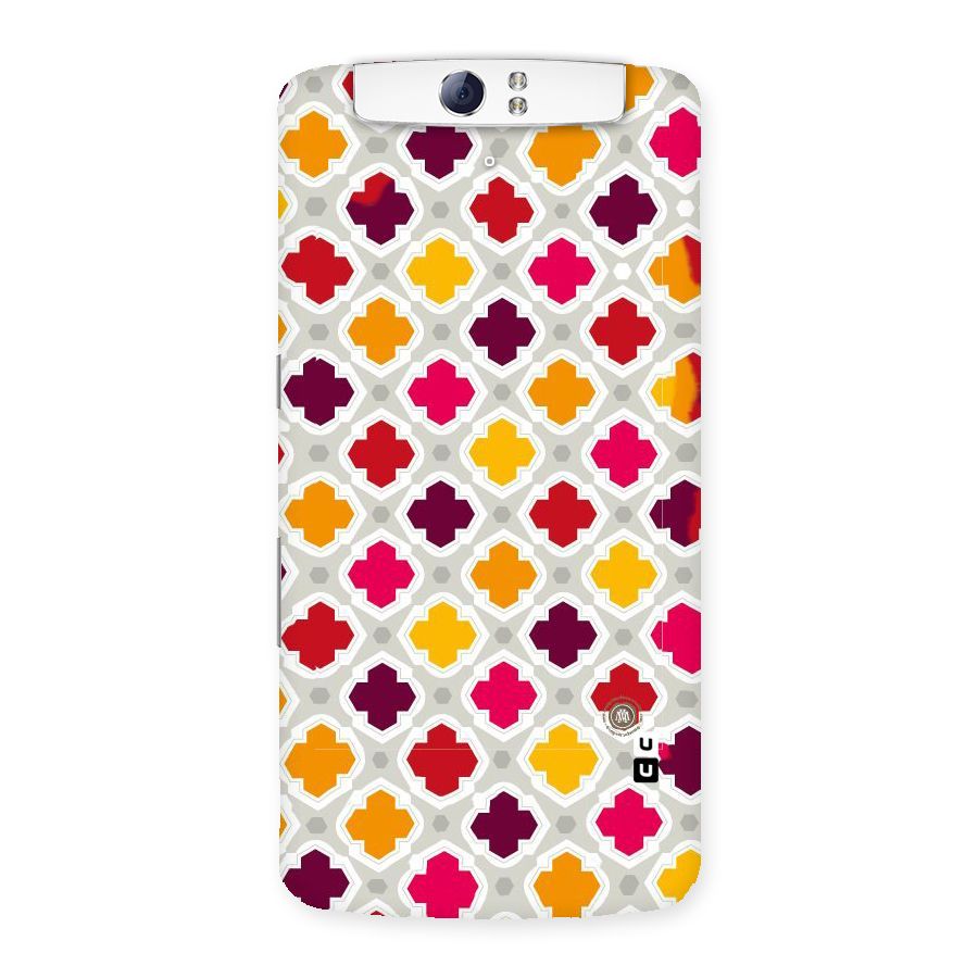 Bright Pattern Back Case for Oppo N1