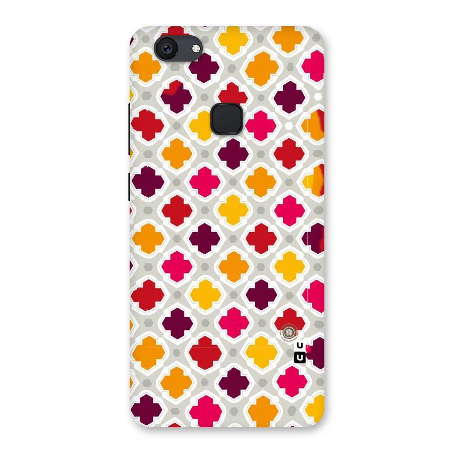 Bright Pattern Back Case for Vivo V7 Plus