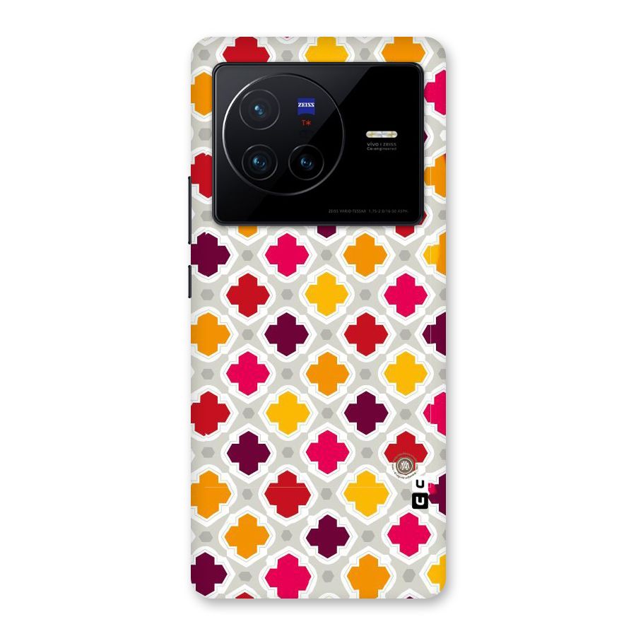 Bright Pattern Back Case for Vivo X80
