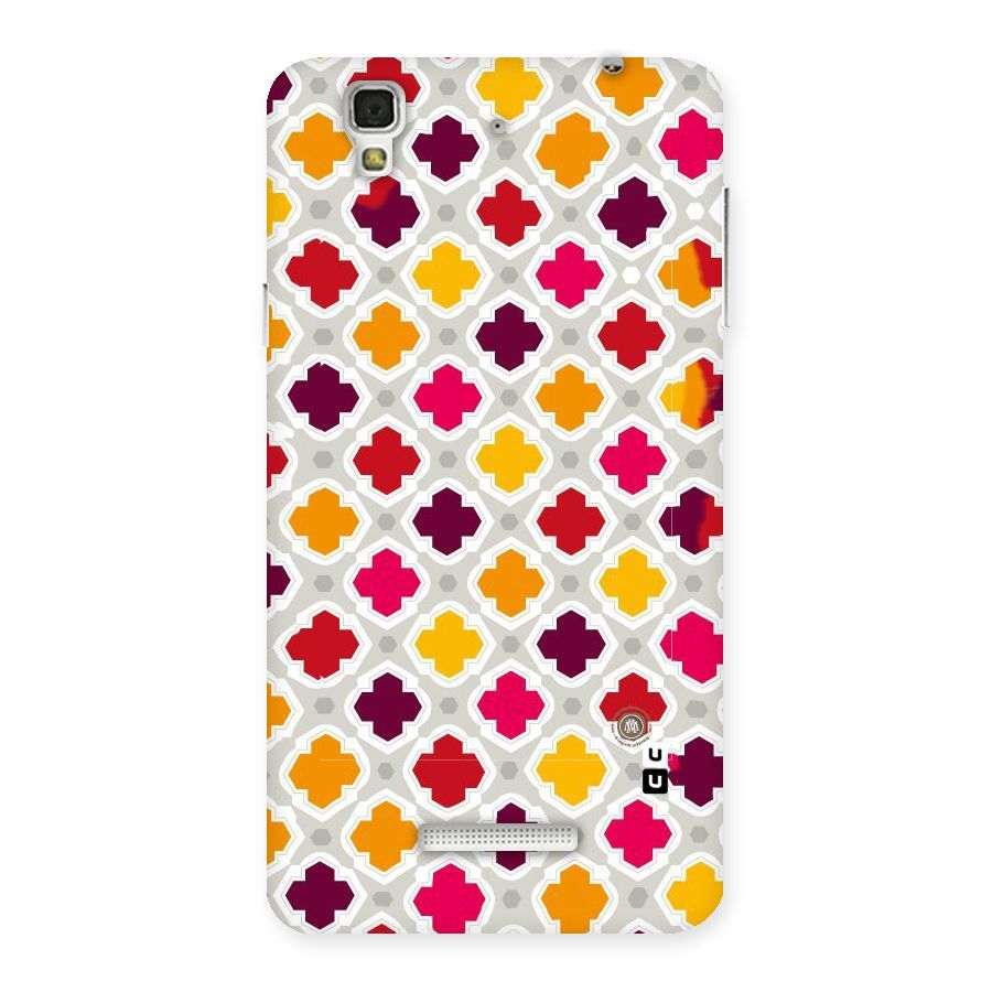 Bright Pattern Back Case for Yu Yureka
