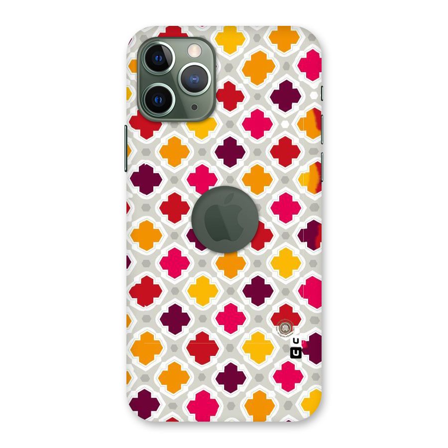 Bright Pattern Back Case for iPhone 11 Pro Logo  Cut