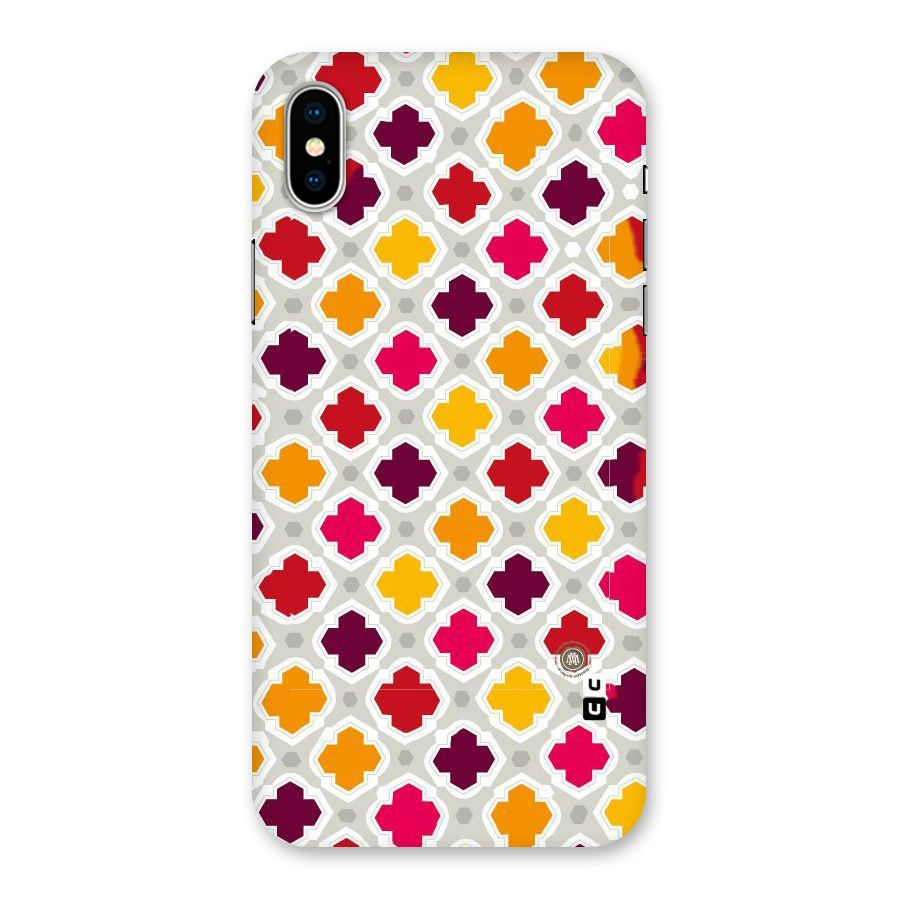 Bright Pattern Back Case for iPhone XS