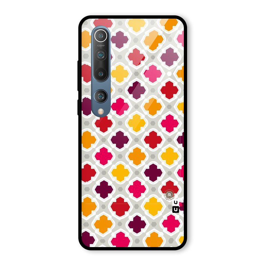 Bright Pattern Glass Back Case for Mi 10