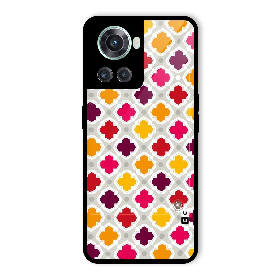 Bright Pattern Glass Back Case for OnePlus 10R