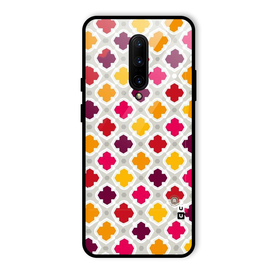 Bright Pattern Glass Back Case for OnePlus 7 Pro