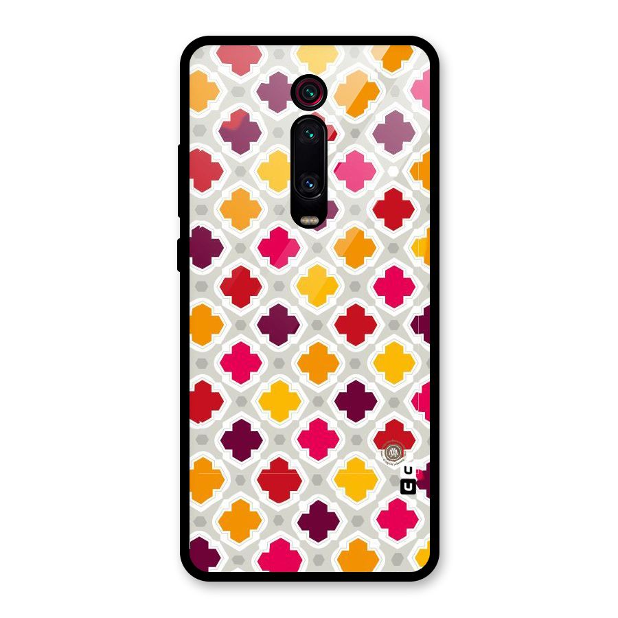 Bright Pattern Glass Back Case for Redmi K20 Pro