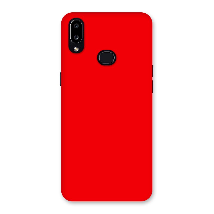 Bright Red Back Case for Galaxy A10s
