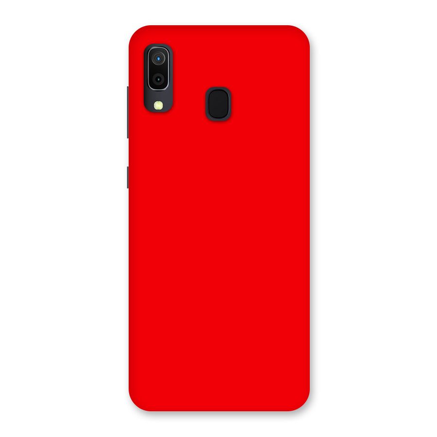 Bright Red Back Case for Galaxy A30