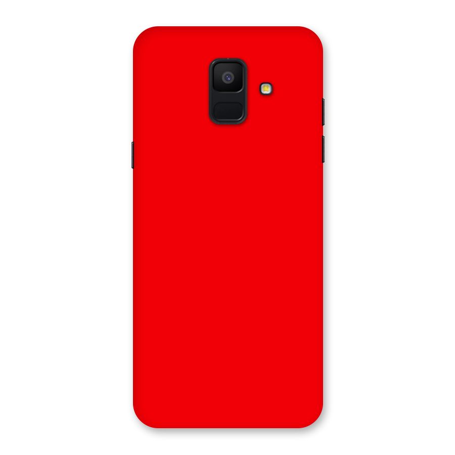 Bright Red Back Case for Galaxy A6 (2018)