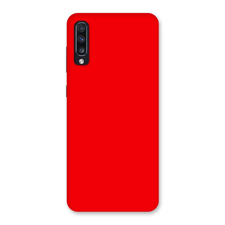 Bright Red Back Case for Galaxy A70s