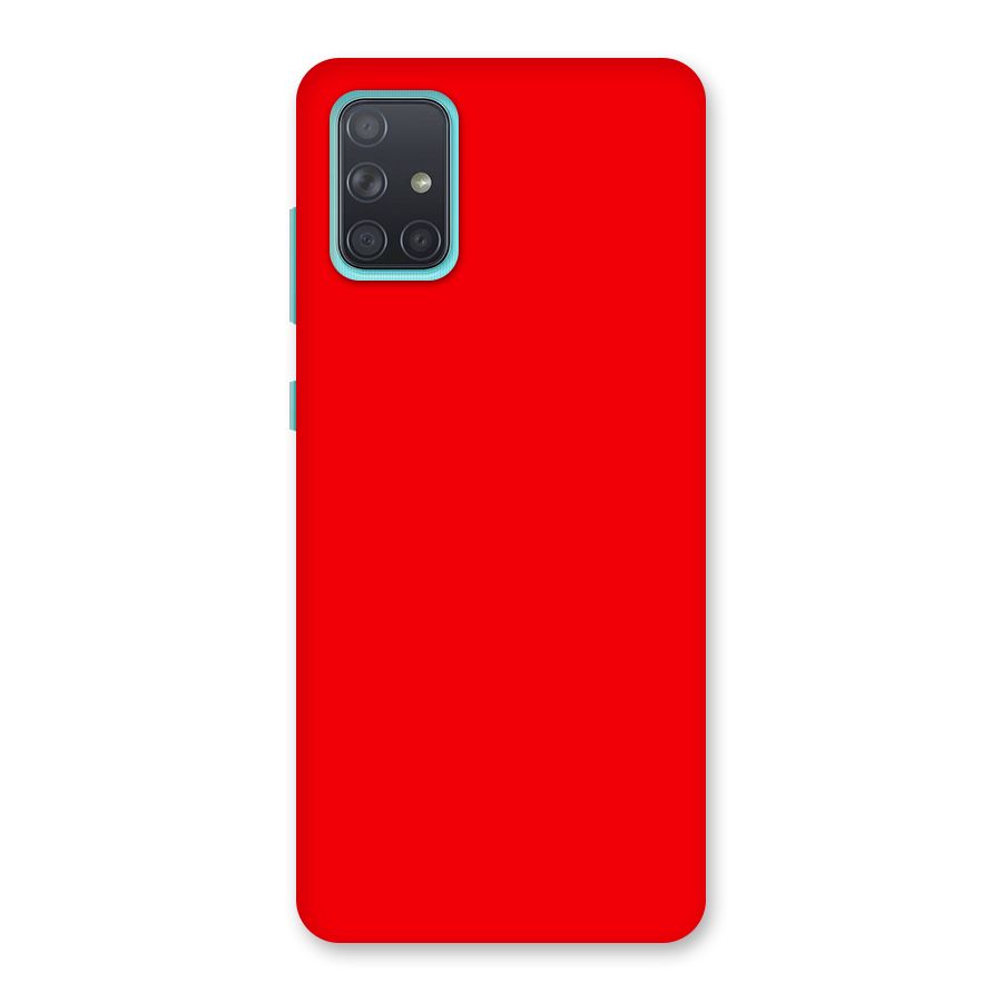 Bright Red Back Case for Galaxy A71
