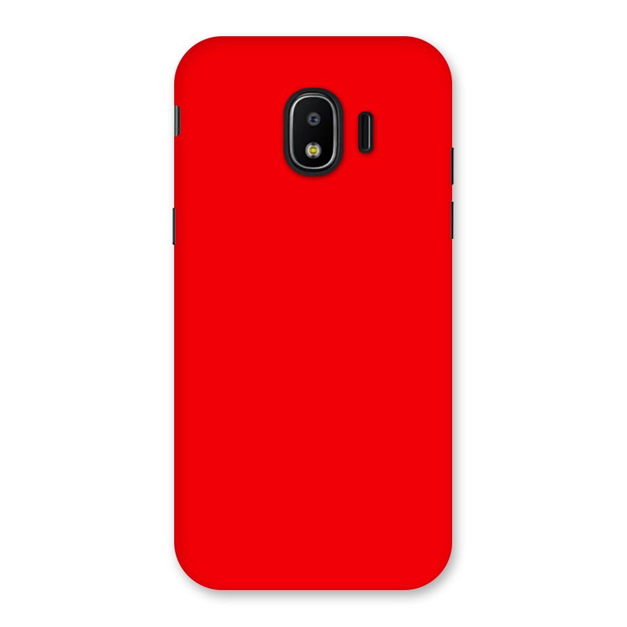 Bright Red Back Case for Galaxy J2 Pro 2018