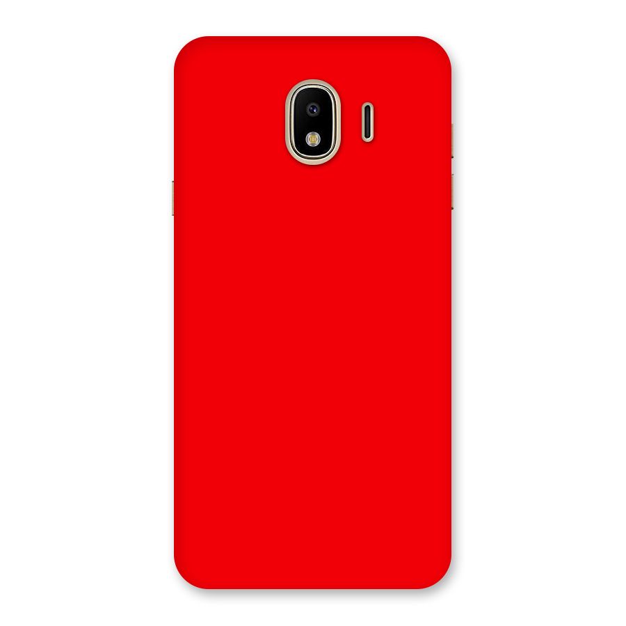Bright Red Back Case for Galaxy J4