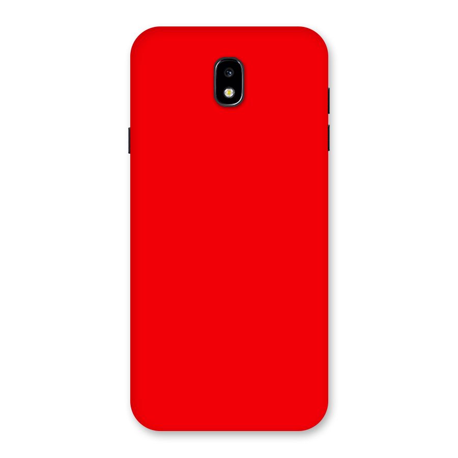 Bright Red Back Case for Galaxy J7 Pro