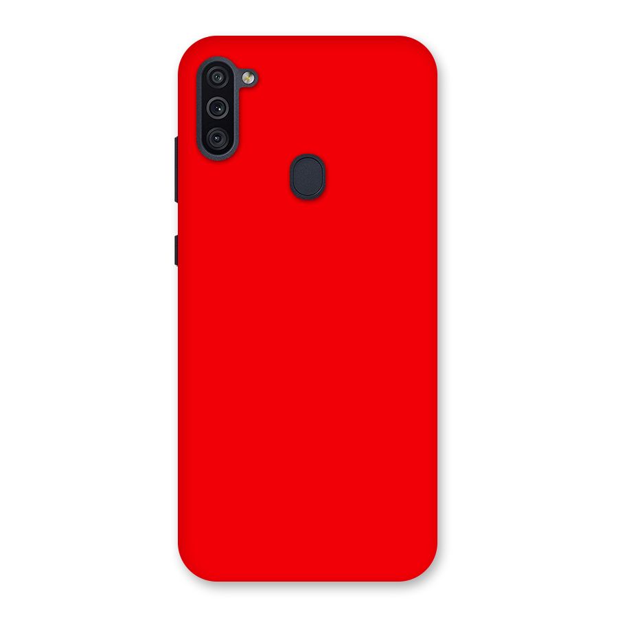 Bright Red Back Case for Galaxy M11