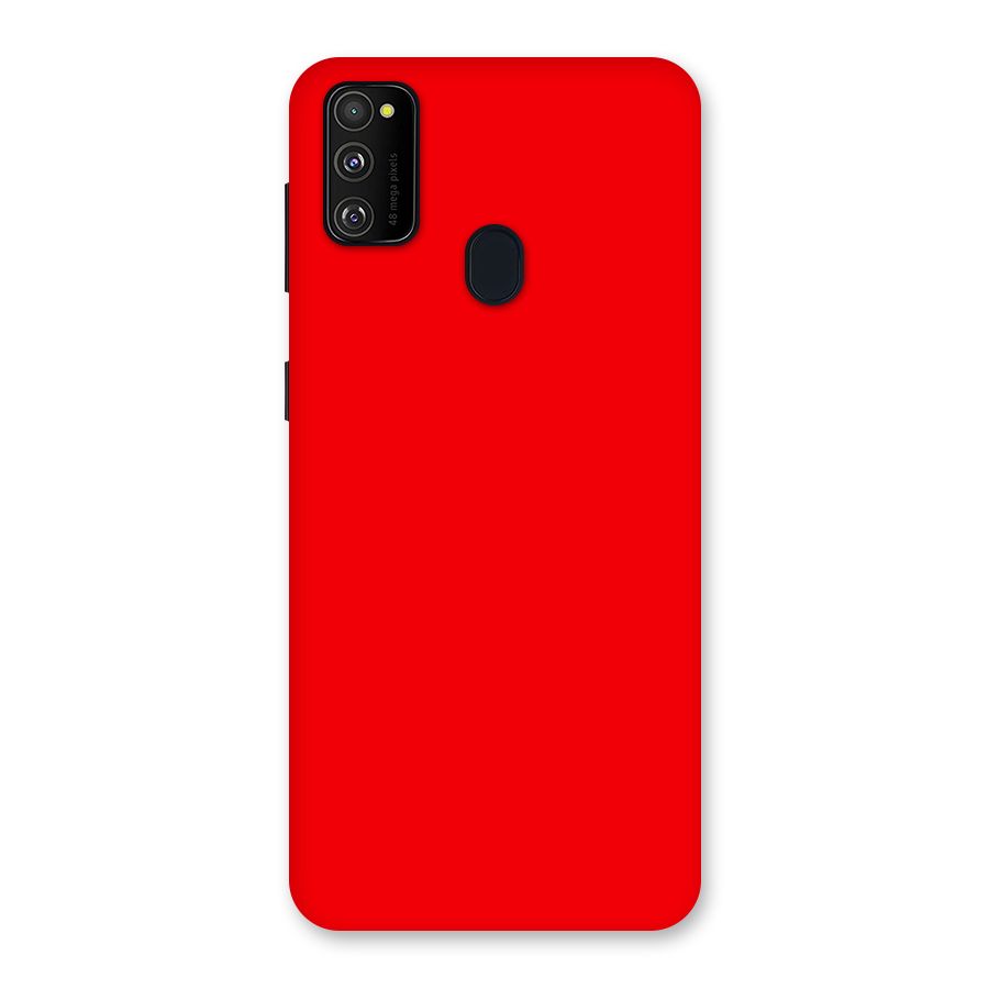 Bright Red Back Case for Galaxy M30s