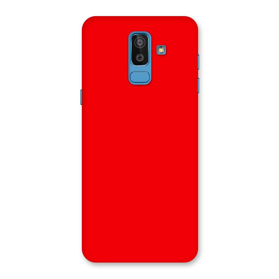 Bright Red Back Case for Galaxy On8 (2018)