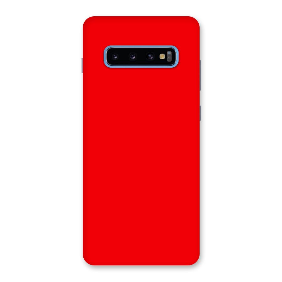 Bright Red Back Case for Galaxy S10 Plus