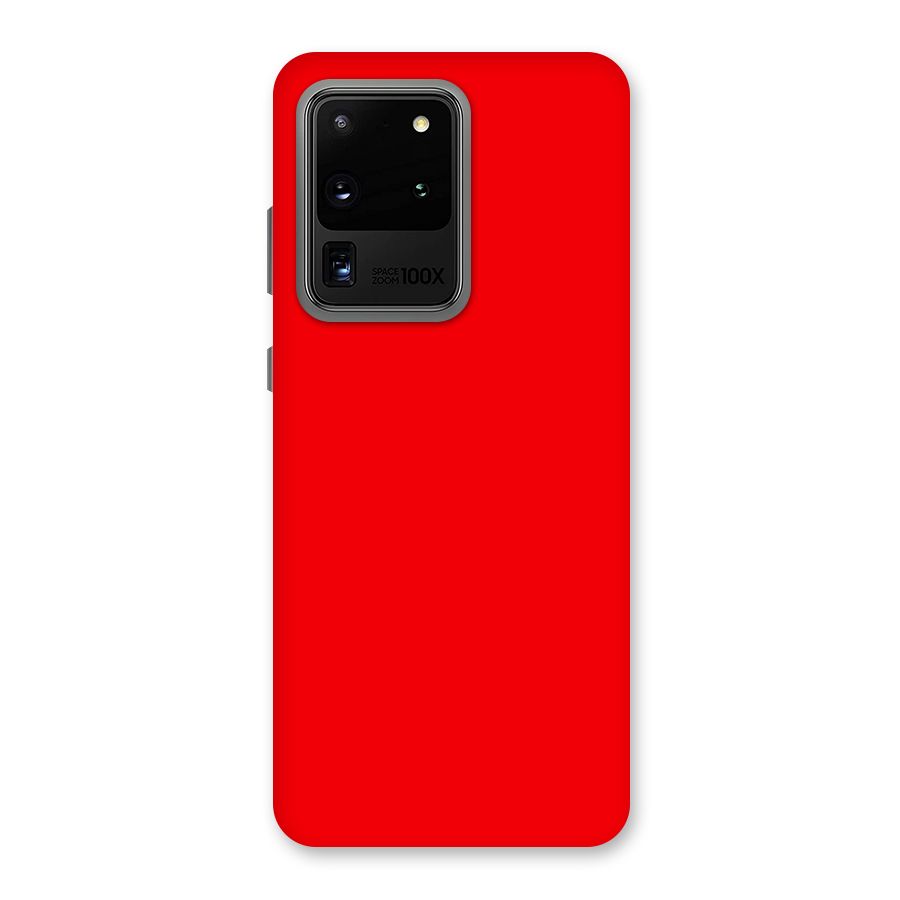 Bright Red Back Case for Galaxy S20 Ultra