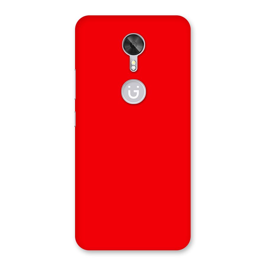 Bright Red Back Case for Gionee A1