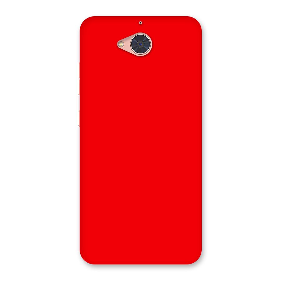 Bright Red Back Case for Gionee S6 Pro