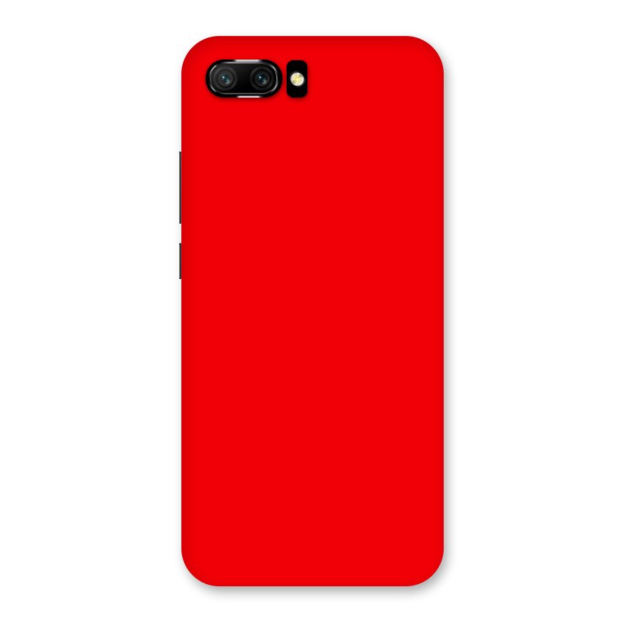 Bright Red Back Case for Honor 10