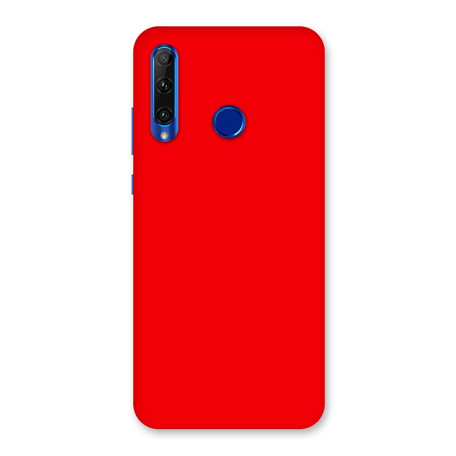 Bright Red Back Case for Honor 20i
