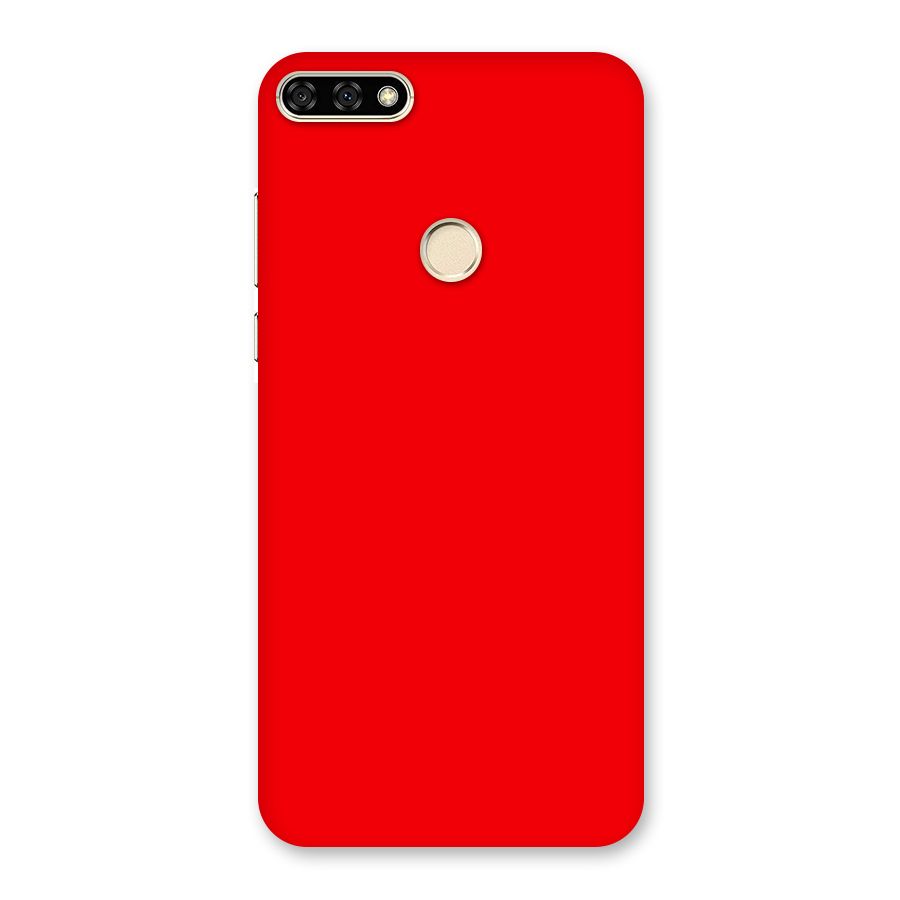 Bright Red Back Case for Honor 7A