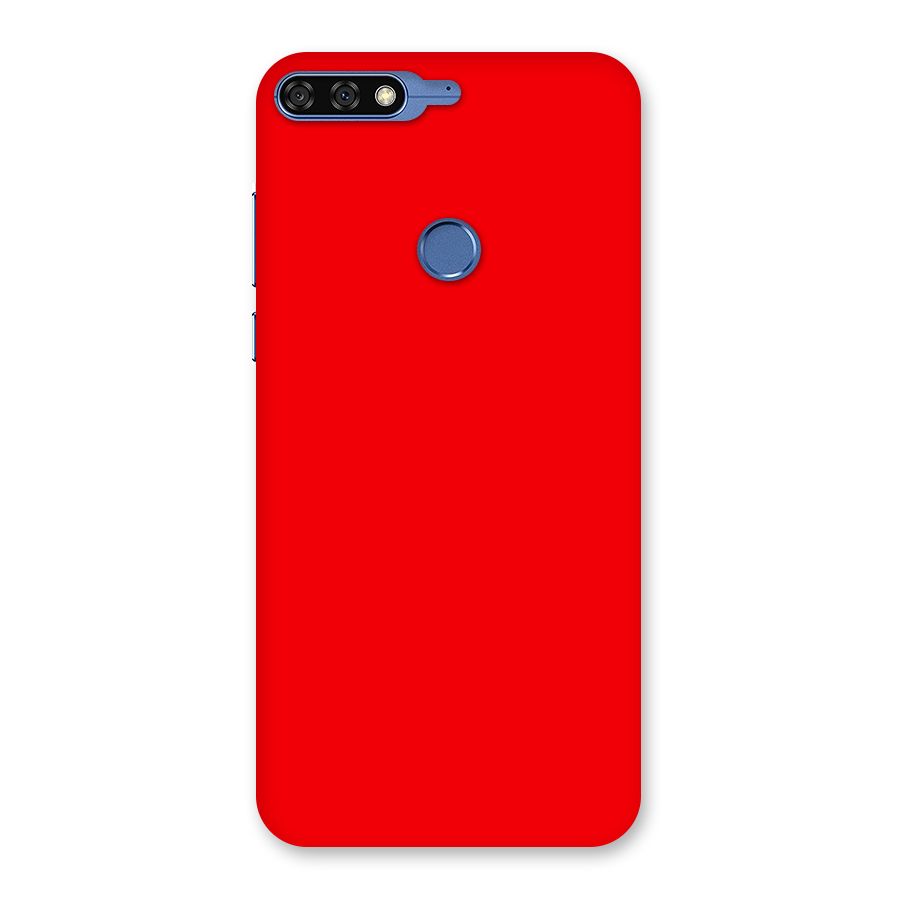 Bright Red Back Case for Honor 7C