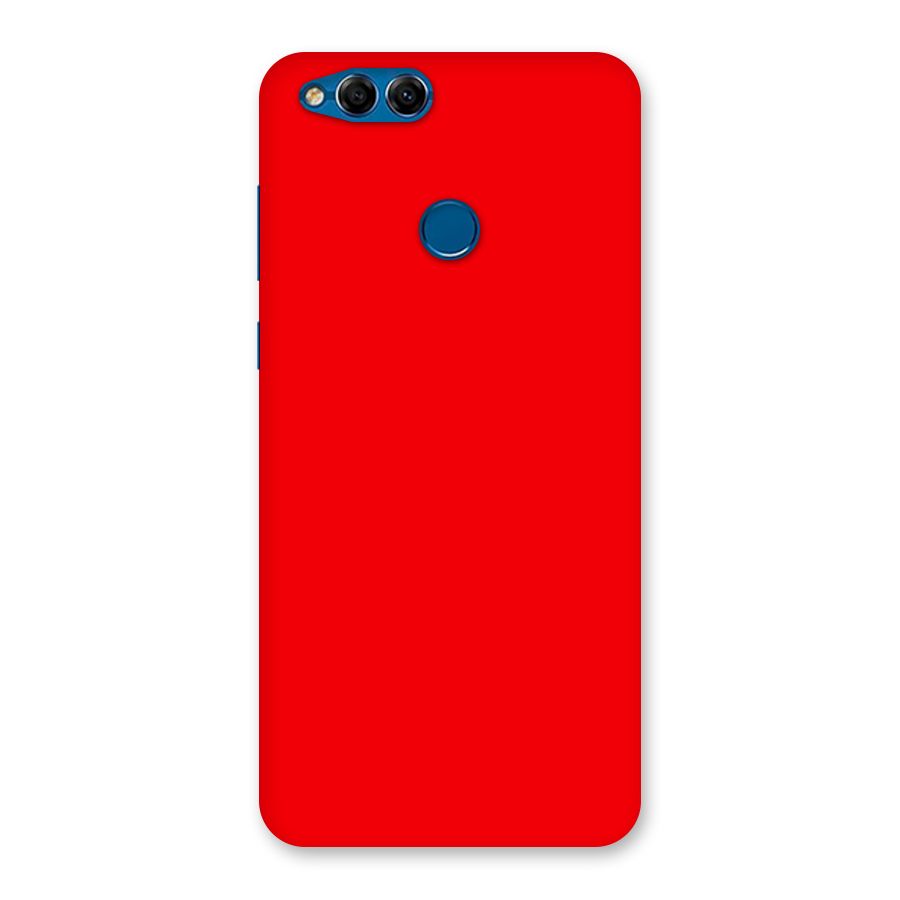 Bright Red Back Case for Honor 7X