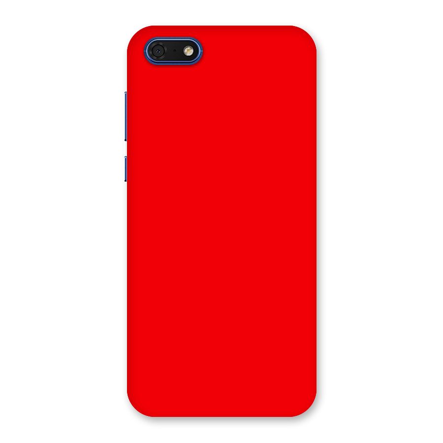 Bright Red Back Case for Honor 7s