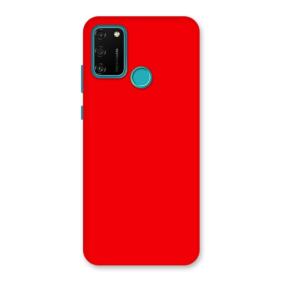Bright Red Back Case for Honor 9A