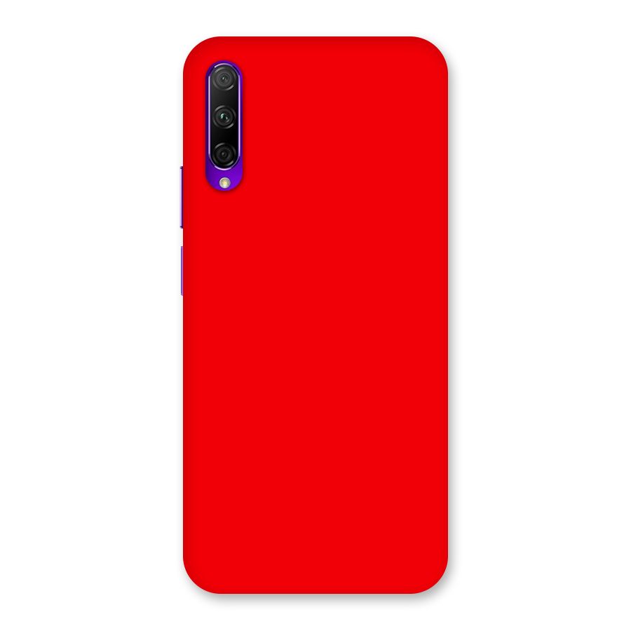 Bright Red Back Case for Honor 9X Pro