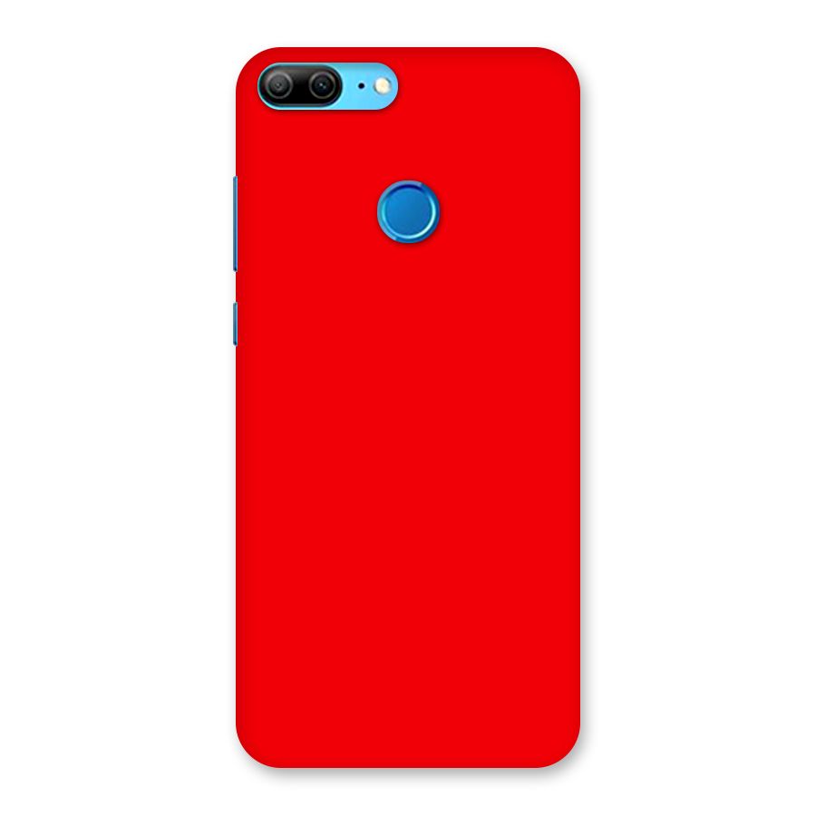 Bright Red Back Case for Honor 9 Lite