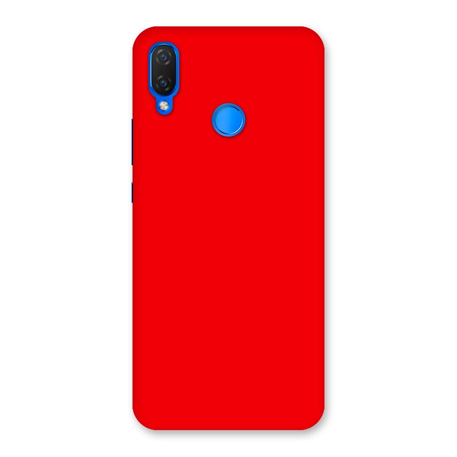 Bright Red Back Case for Huawei Nova 3i