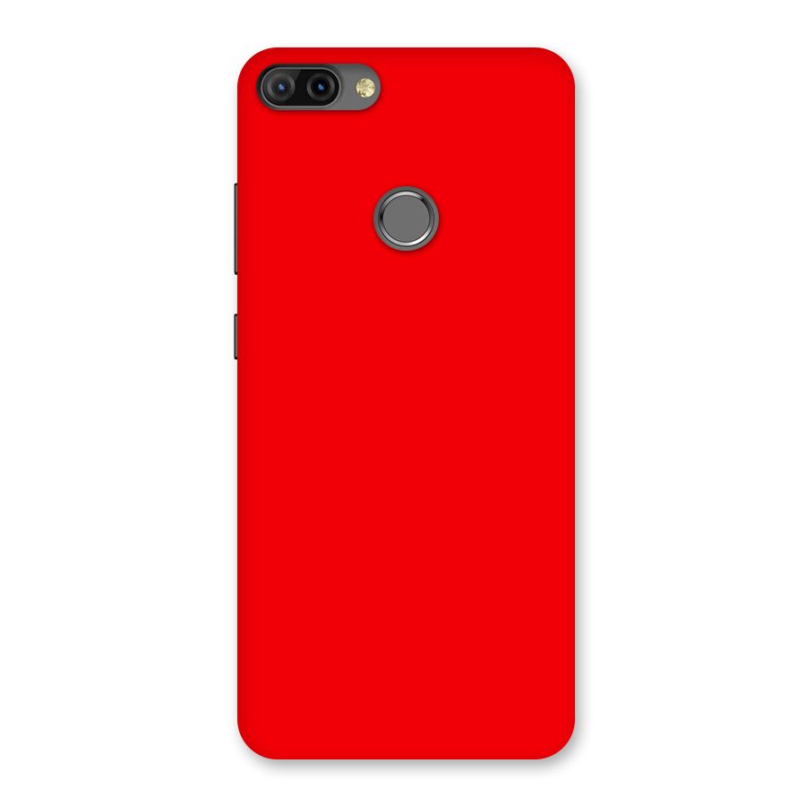 Bright Red Back Case for Infinix Hot 6 Pro