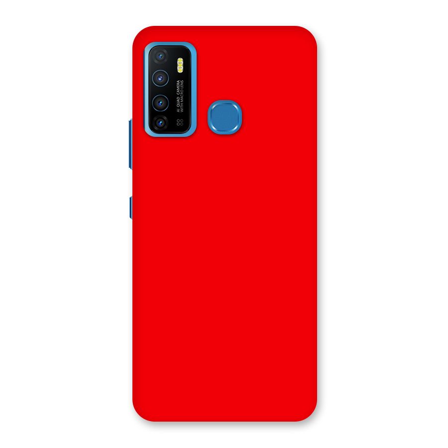 Bright Red Back Case for Infinix Hot 9