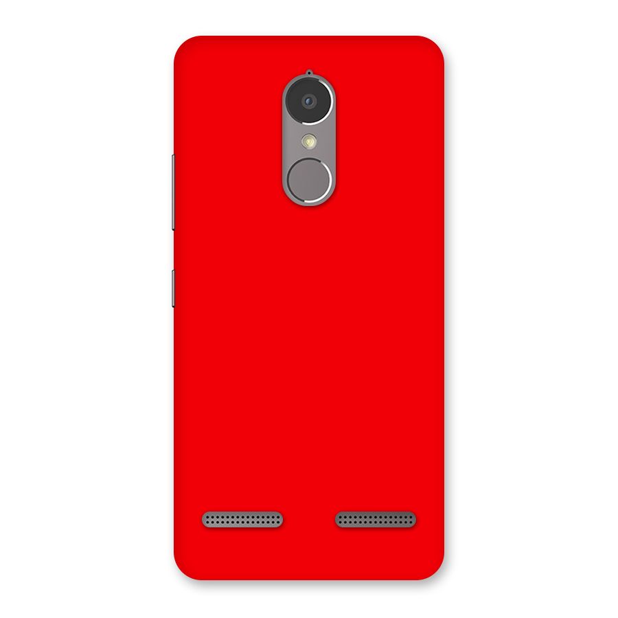 Bright Red Back Case for Lenovo K6 Power