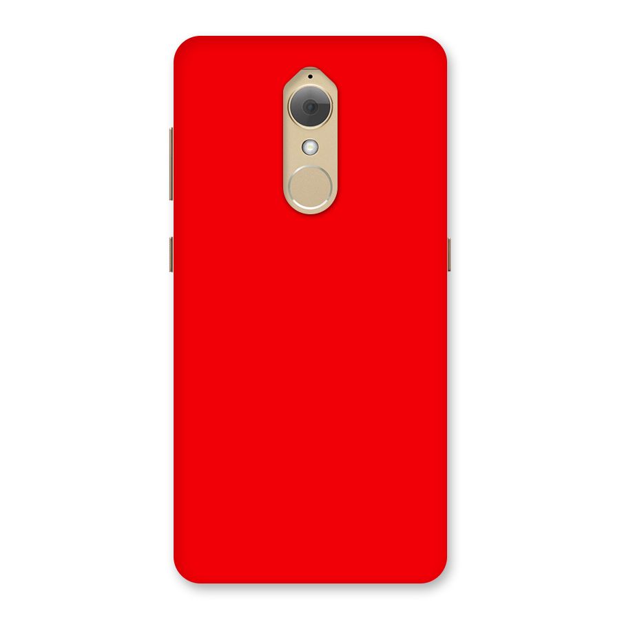 Bright Red Back Case for Lenovo K8