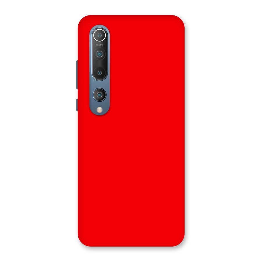 Bright Red Back Case for Mi 10