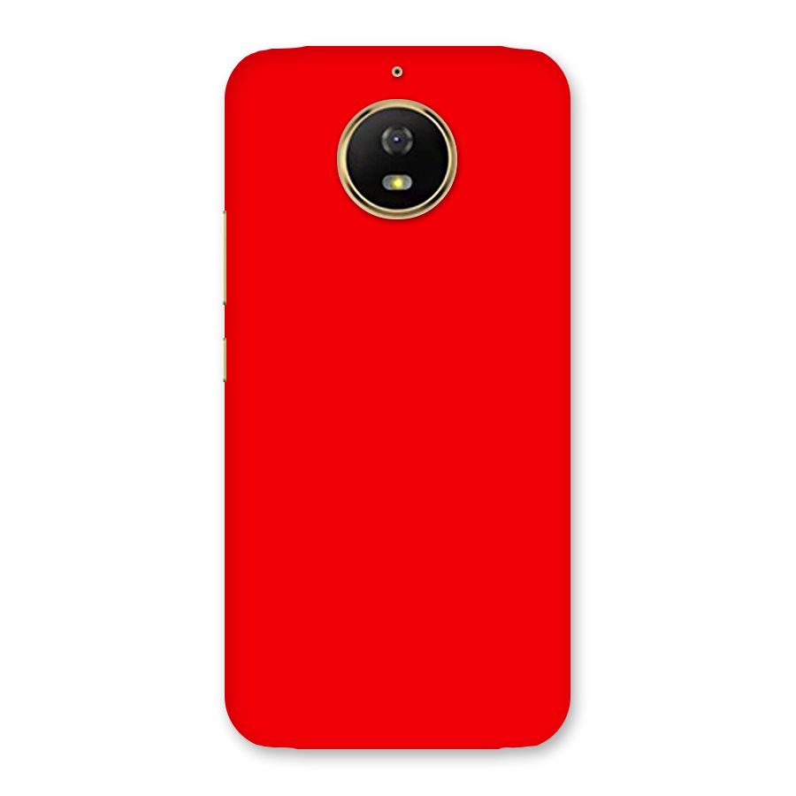 Bright Red Back Case for Moto G5s