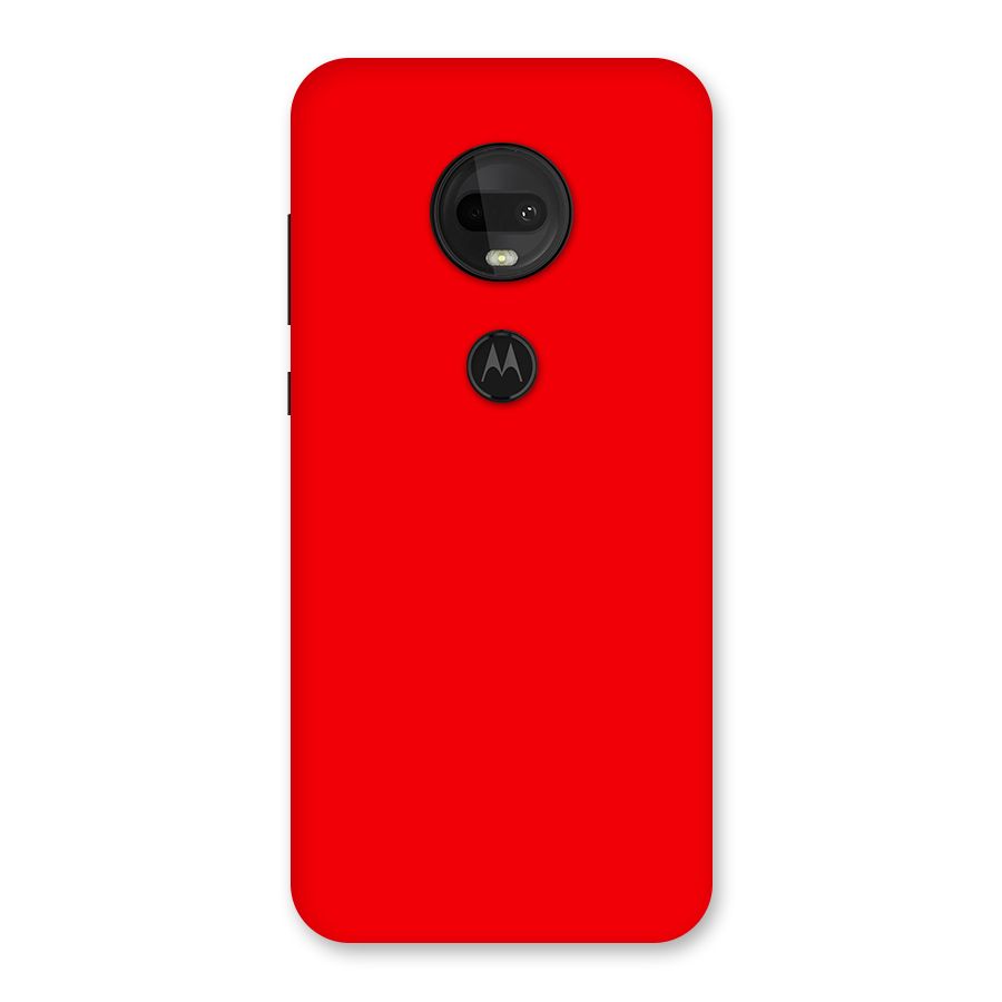 Bright Red Back Case for Moto G7
