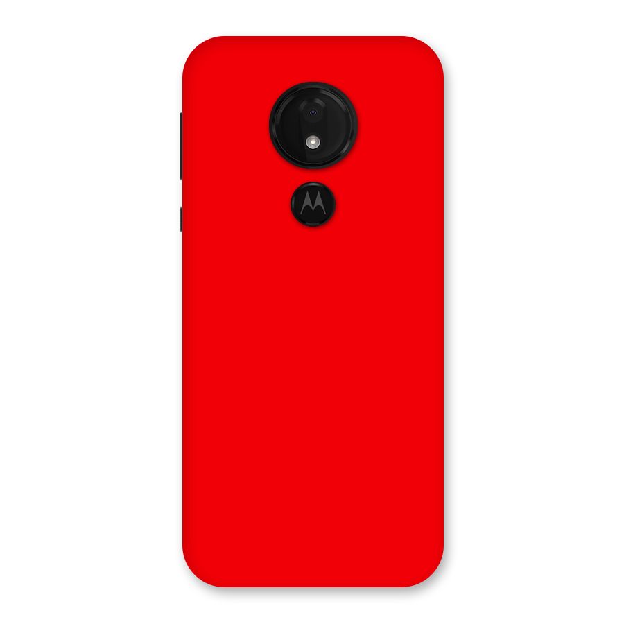 Bright Red Back Case for Moto G7 Power