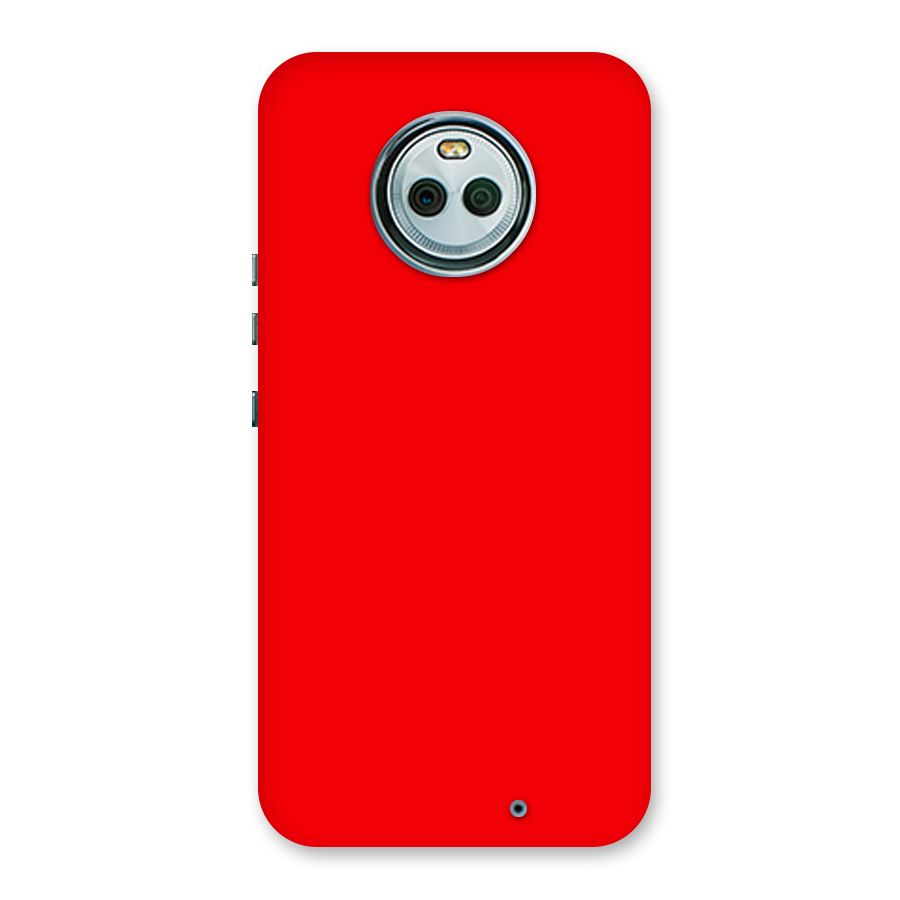 Bright Red Back Case for Moto X4